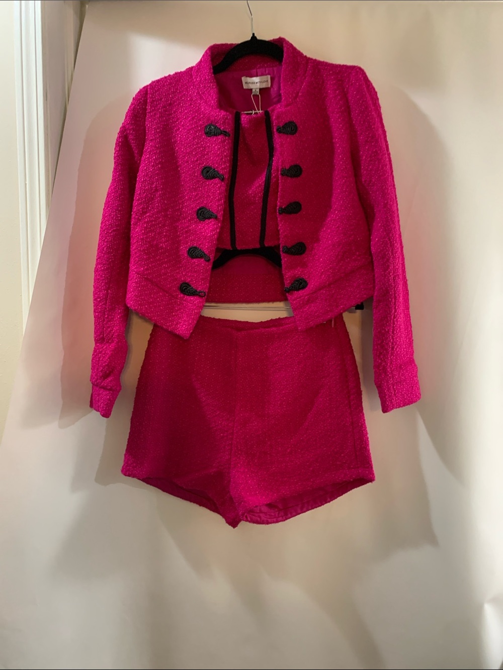 Women's Hot Pink Blazer Jacket